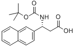 Structure of (R)-BOC-3-(2-NAPHTHYL)-BETA-ALA-OH