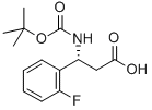 Structure of BOC-(R)-3-AMINO-3-(2-FLUORO-PHENYL)-PROPIONIC ACID