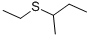 Structure of ETHYL SEC-BUTYL SULFIDE