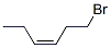 Structure of (Z)-1-bromohex-3-ene