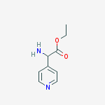 Structure of Ethyl 2-Amino-2-(4-pyridinyl)acetate