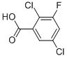 Structure of 2,5-dichloro-3-fluorobenzoic acid
