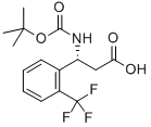 Structure of (R)-BOC-2-(TRIFLUOROMETHYL)-BETA-PHE-OH