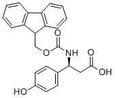 Structure of FMOC-(S)-3-AMINO-3-(4-HYDROXY-PHENYL)-PROPIONIC ACID