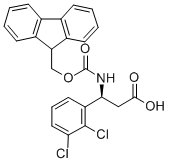 Structure of FMOC-(S)-3-AMINO-3-(2,3-DICHLORO-PHENYL)-PROPIONIC ACID