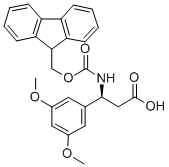 Structure of FMOC-(S)-3-AMINO-3-(3,5-DIMETHOXY-PHENYL)-PROPANOIC ACID