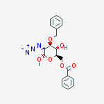 Structure of Methyl2-azido-2-deoxy-3-O-(phenylmethyl)-alpha-D-glucopyranoside6-benzoate