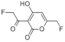 3-(2-fluoroacetyl)-6-(fluoromethyl)-4-hydroxypyran-2-one结构式
