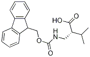FMOC-(R)-2-(氨甲基)-3-甲基丁酸结构式