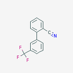 2-[3-(Trifluoromethyl)phenyl]benzonitrile结构式