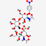 Structure of Neu5Ac alpha(2-6)Gal beta(1-4)GlcNAc-beta-pNP