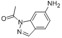 Structure of 1-(6-amino-1H-indazol-1-yl)ethanone