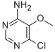 4-氨基-6-氯-5-甲氧基嘧啶结构式