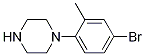 Structure of 1-(4-BroMo-2-Methylphenyl)piperazine