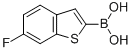 6-FLUOROBENZO[B]THIENE-2-BORONIC ACID结构式