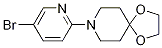 Structure of 8-(5-bromo-pyridin-2-yl)-1,4-dioxa-8-aza-spiro[4.5]decane