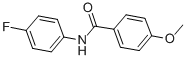 Structure of N-(4-fluorophenyl)-4-methoxybenzamide