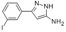 Structure of 5-(3-IODO-PHENYL)-2H-PYRAZOL-3-YLAMINE