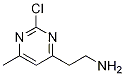 Structure of 2-CHLORO-N-ETHYL-6-METHYL-4-PYRIMIDINAMINE