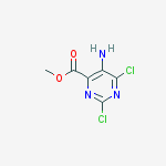 Structure of Methyl 5-amino-2,6-dichloropyrimidine-4-carboxylate