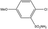 2-Chloro-5-methoxybenzenesulfonamide结构式