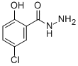 Structure of 5-CHLORO-2-HYDROXY-BENZOIC ACID HYDRAZIDE