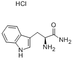 Structure of H-TRP-NH2 HCL