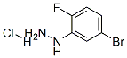 Structure of (5-BROMO-2-FLUORO-PHENYL)-HYDRAZINE HYDROCHLORIDE
