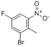Structure of 2-BROMO-4-FLUORO-6-NITROTOLUENE