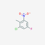 Structure of 1-Chloro-5-fluoro-2-methyl-3-nitrobenzene