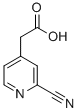 Structure of 2-CYANO-4-PYRIDINE ACETIC ACID