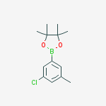 1,3,2-Dioxaborolane, 2-(3-chloro-5-methylphenyl)-4,4,5,5-tetramethyl-结构式