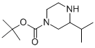 Structure of 1-Boc-3-isopropyl-piperazine