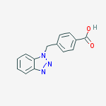 4-(1h-benzotriazol-1-ylmethyl)benzoic Acid结构式