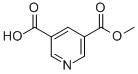 Structure of 3,5-PYRIDINECARBOXYLIC ACID, 3-METHYL ESTER