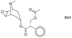 O-Acetyl-(-)-hyoscine HydrobroMide结构式