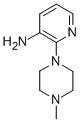 Structure of 1-(3-amino-2-pyridyl)-4-methyl-piperazin