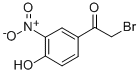 2-溴-4-羟基-3-硝基苯乙酮结构式