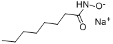 Structure of CAPRYLOHYDROXAMIC ACID SODIUM SALT