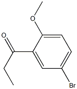 Structure of 1-(5-bromo-2-methoxyphenyl)propan-1-one
