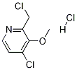 Structure of 4-Chloro-2-chloroMethyl-3-Methoxypyridine, HCl