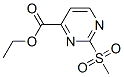 Structure of 2-Methanesulfonyl-pyrimidine-4-carboxylic acid ethyl ester