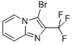 Structure of IMIDAZO[1,2-A]PYRIDINE, 3-BROMO-2-(TRIFLUOROMETHYL)-