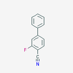 Structure of 3-Fluoro[1,1'-biphenyl]-4-carbonitrile