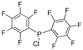 Structure of Di-(pentafluorophenyl)phosphinchlorid