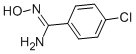 Structure of 4-CHLORO-N-HYDROXYBENZENECARBOXIMIDAMIDE