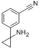 Structure of Benzonitrile, 3-(1-aminocyclopropyl)-
