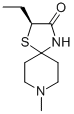 Structure of (2S)-2-Ethyl-8-methyl-1-thia-4,8-diazaspiro[4,5]decan-3-one