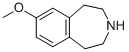 Structure of 2,3,4,5-TETRAHYDRO-7-METHOXY-1H-BENZO[D]AZEPINE