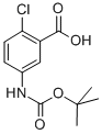 5-(BOC-氨基)-2-氯苯甲酸, 98+%结构式